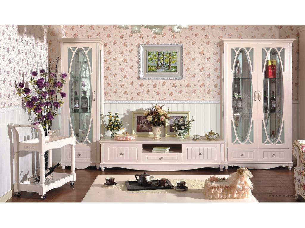 韩式 客厅组合柜 A02(单门+双门+客厅中柜)