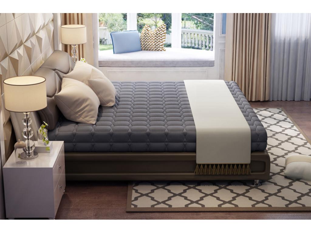 紫贝壳横纹4D床垫|可水洗床垫,高密度高回弹舒适透气